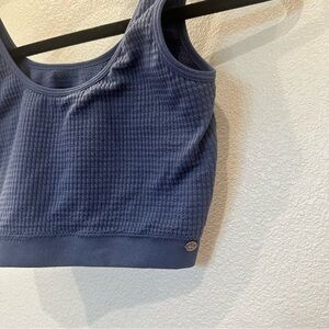 Lucky Brand Navy Textured Activewear Bra